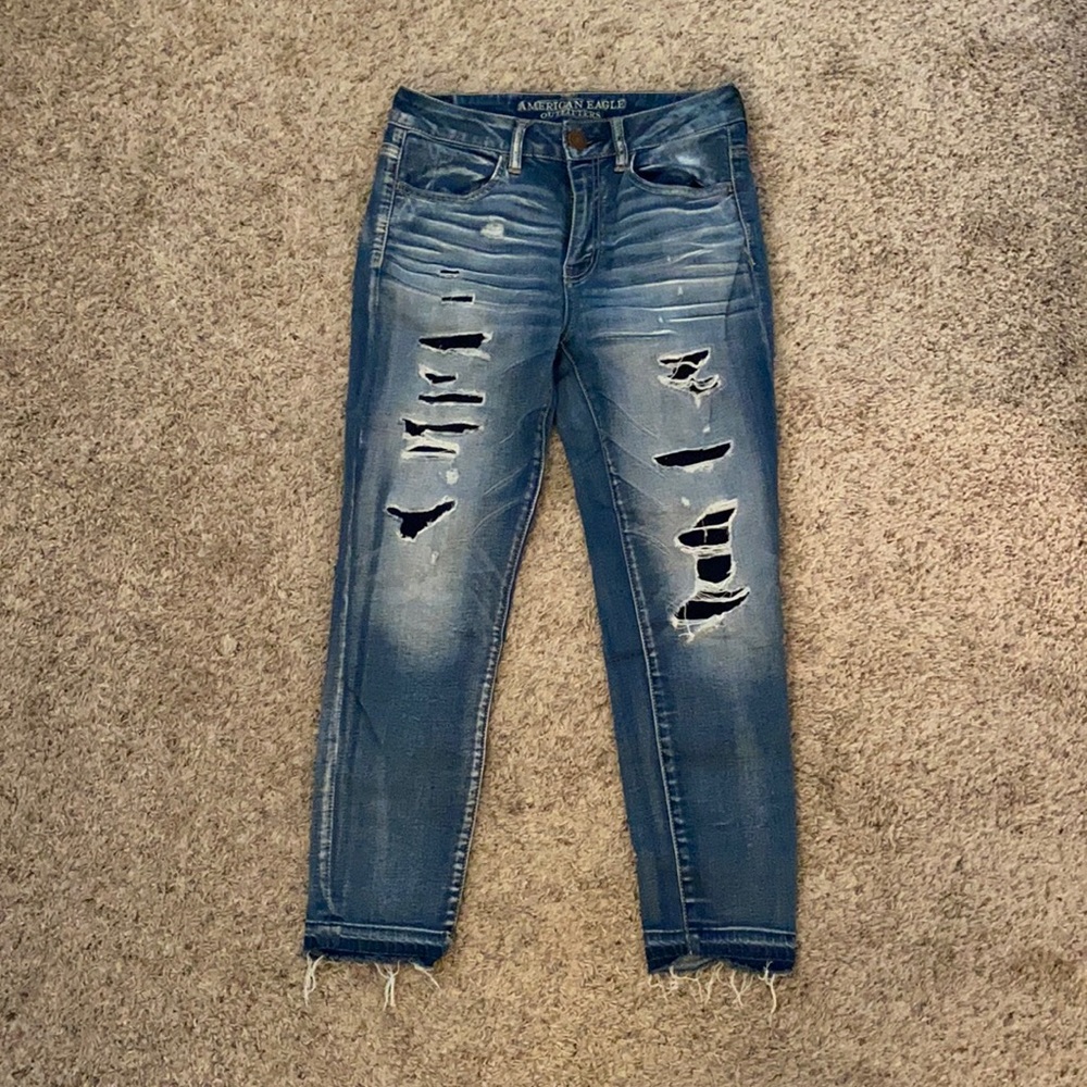 American eagle jeggings cropped